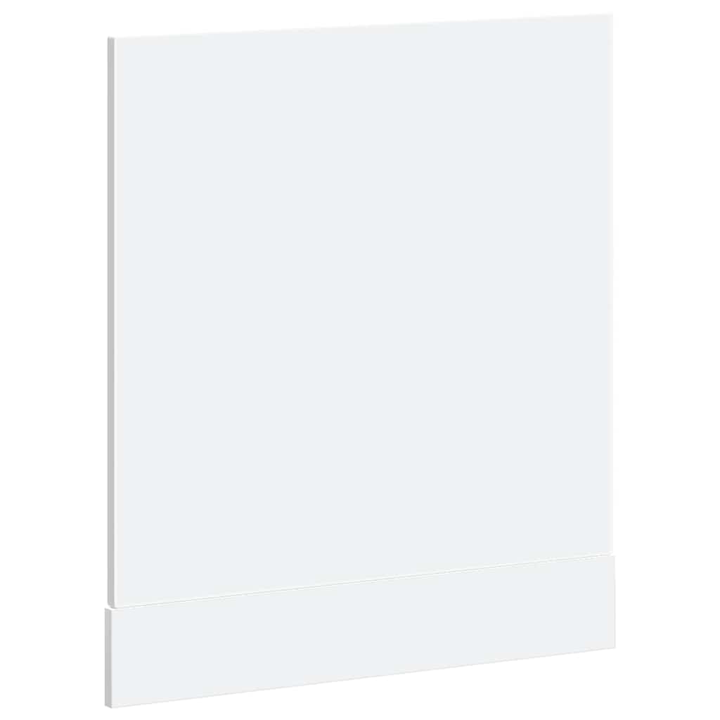 vidaXL Dishwasher Panel Kalmar White 60x1.5x57 cm Engineered Wood 6