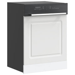 vidaXL Dishwasher Panel Kalmar White 60x1.5x57 cm Engineered Wood 1