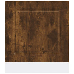 vidaXL Dishwasher Panel Kalmar Smoked Oak 60x1.5x57 cm Engineered Wood 4