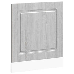 vidaXL Dishwasher Panel Kalmar Grey Sonoma 60x1.5x57 cm Engineered Wood 2