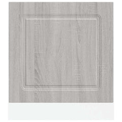 vidaXL Dishwasher Panel Kalmar Grey Sonoma 60x1.5x57 cm Engineered Wood 4