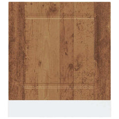 vidaXL Dishwasher Panel Kalmar Old Wood 60x1.5x57 cm Engineered Wood 4