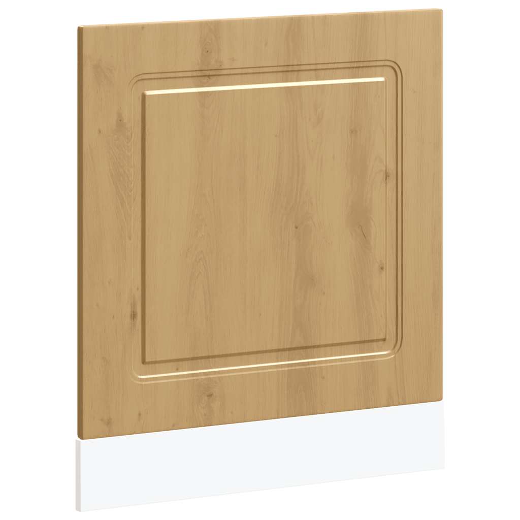vidaXL Dishwasher Panel Kalmar Artisan Oak 60x1.5x57 cm Engineered Wood 2