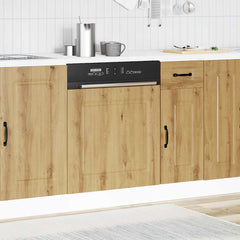 vidaXL Dishwasher Panel Kalmar Artisan Oak 60x1.5x57 cm Engineered Wood 3