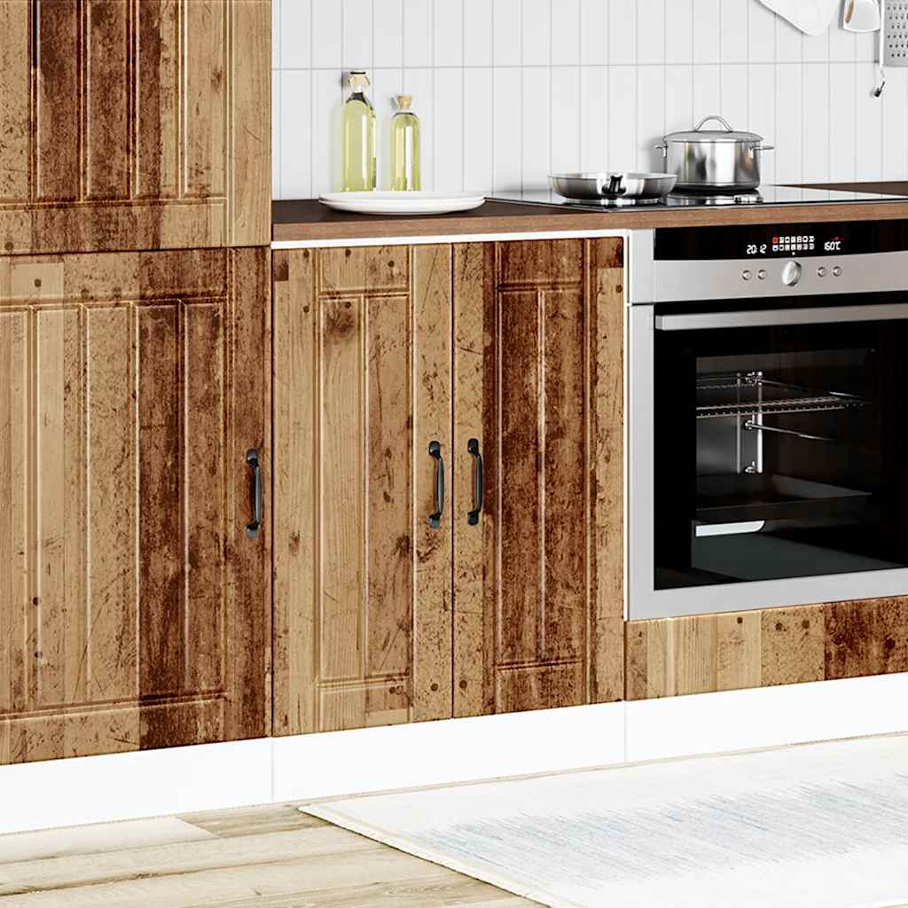 vidaXL Kitchen Base Cabinet "Lucca" Engineered Wood Old Wood