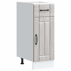 vidaXL Kitchen Base Cabinet Lucca Grey Sonoma Engineered Wood 1