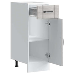 vidaXL Kitchen Base Cabinet Lucca Grey Sonoma Engineered Wood 4