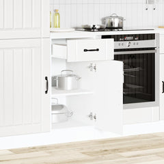 vidaXL Kitchen Base Cabinet "Lucca" Engineered Wood White