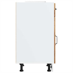 vidaXL Kitchen Base Cabinet Lucca Old Wood Engineered Wood 6