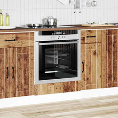 vidaXL Kitchen Base Cabinet "Lucca" Engineered Wood Old Wood