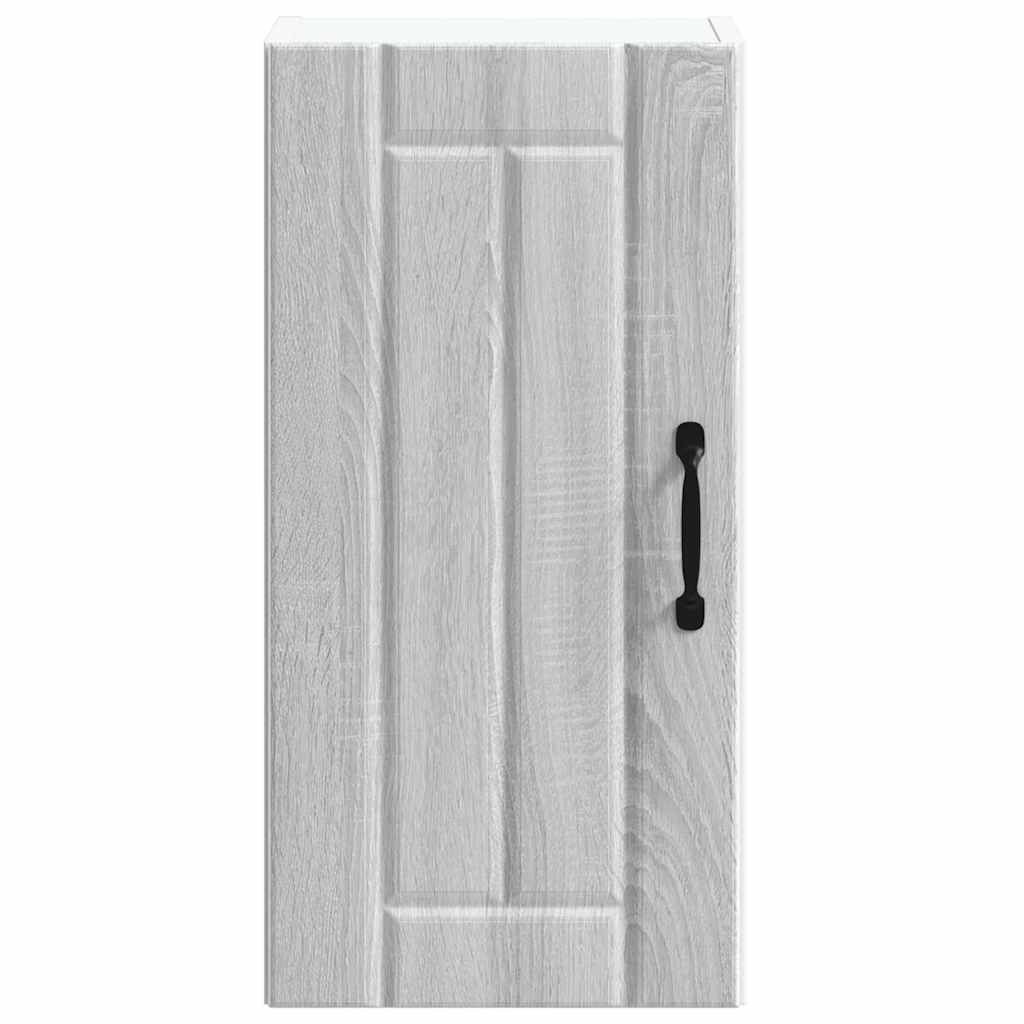 vidaXL Kitchen Wall Cabinet Lucca Grey Sonoma Engineered Wood 4