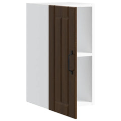 vidaXL Kitchen Wall Cabinet Lucca Brown Oak Engineered Wood 5