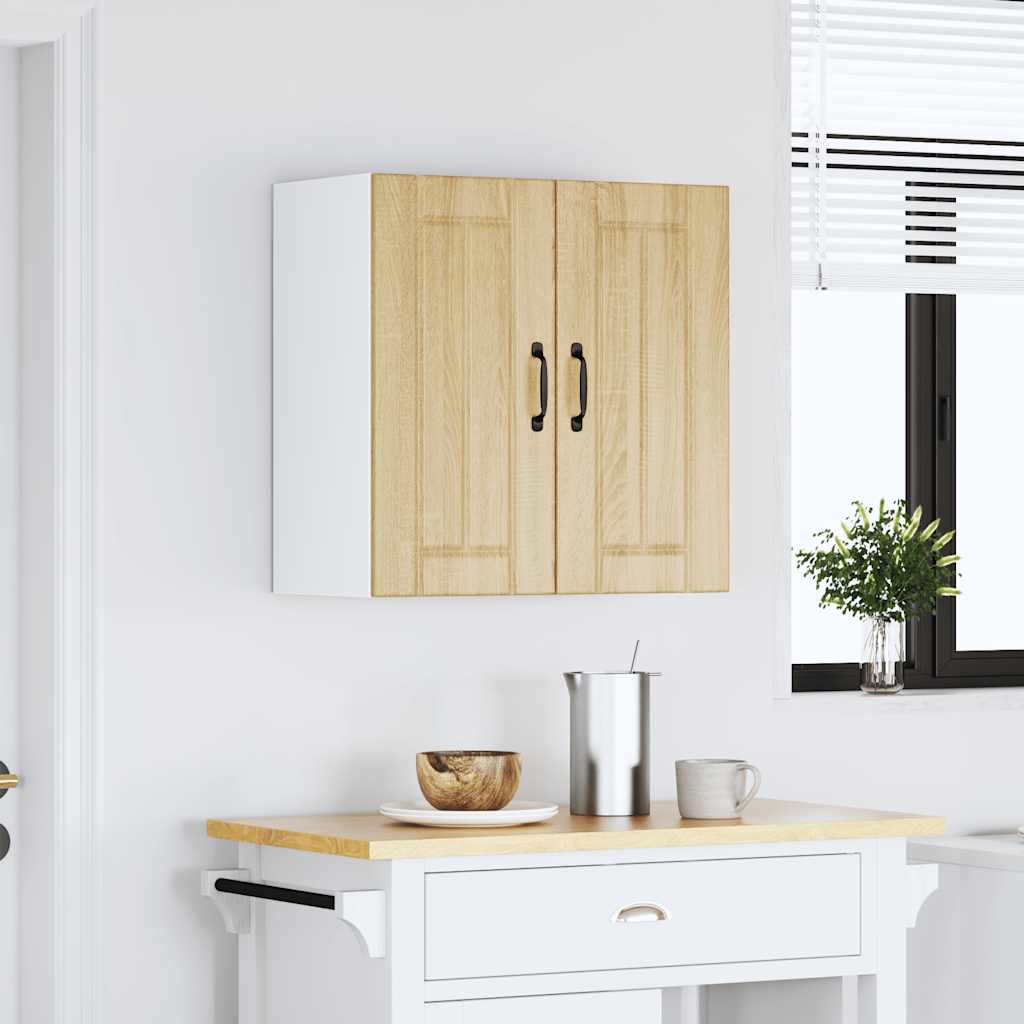 vidaXL Kitchen Wall Cabinet Lucca Sonoma Oak Engineered Wood 4