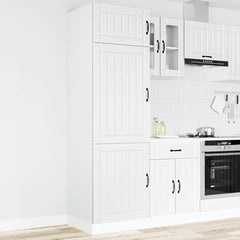 vidaXL Kitchen Base Cabinet "Lucca" Engineered Wood White