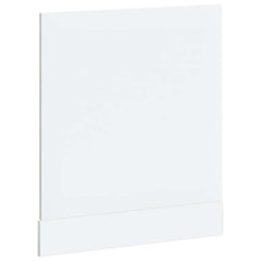 vidaXL Dishwasher Panel Lucca High Gloss White Engineered Wood 6