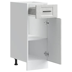 vidaXL Kitchen Base Cabinet Porto Concrete Grey Engineered Wood 5