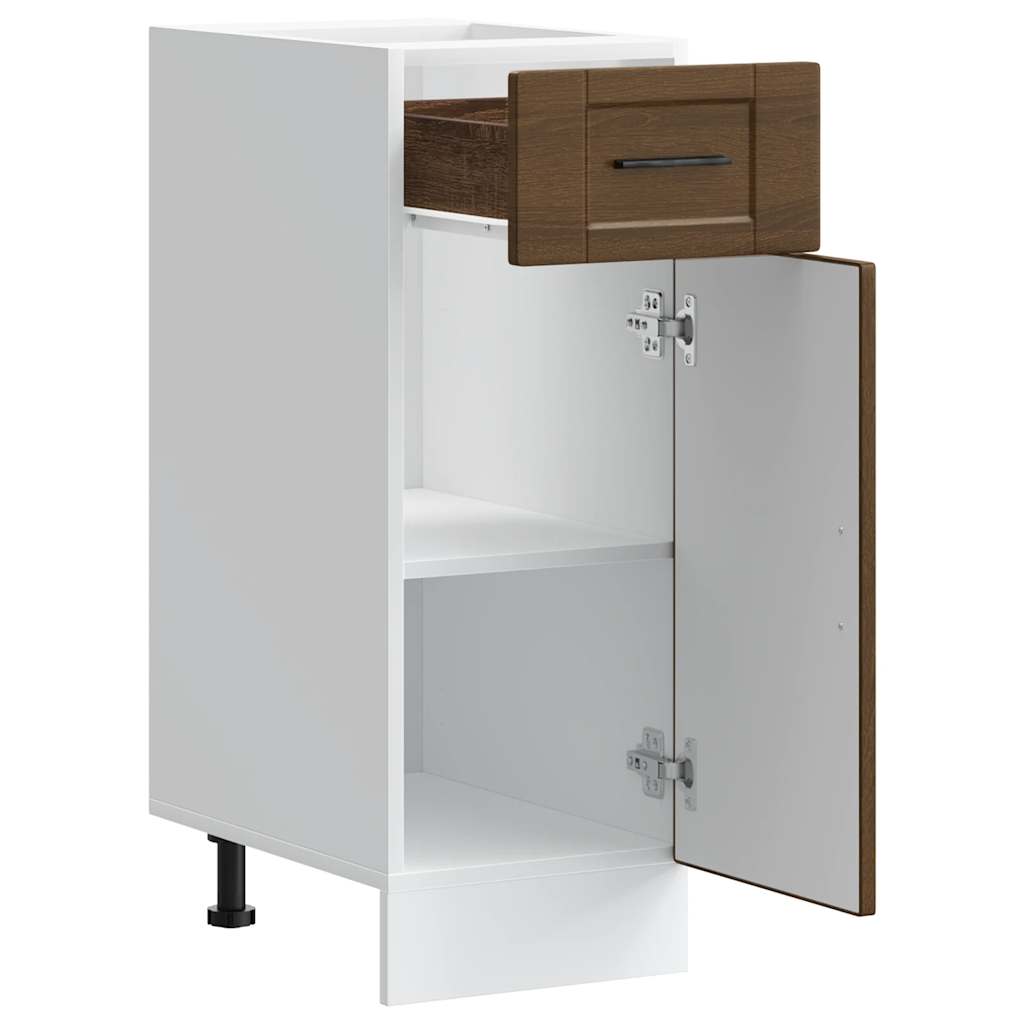 vidaXL Kitchen Base Cabinet Porto Brown Oak Engineered Wood 5