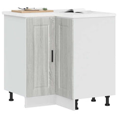 vidaXL Kitchen Base Cabinet "Porto" Engineered Wood Grey Sonoma