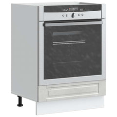 vidaXL Oven Cabinet Porto Concrete Grey Engineered Wood 1