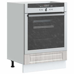 vidaXL Oven Cabinet Porto Grey Sonoma Engineered Wood 3