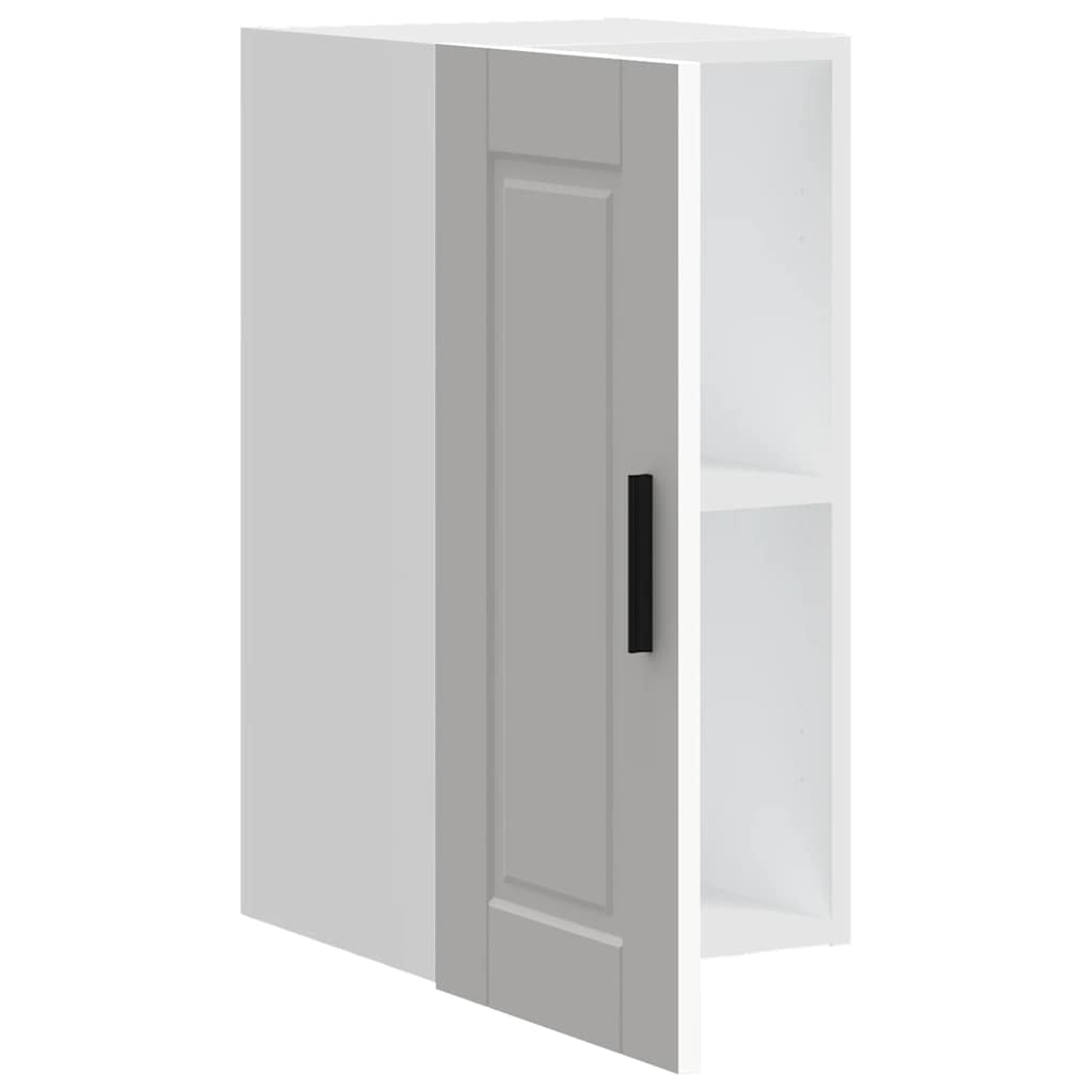 vidaXL Kitchen Wall Cabinet Porto White Engineered Wood 5