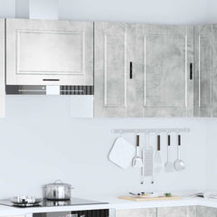 vidaXL Kitchen Wall Cabinet Porto Concrete Grey Engineered Wood 3