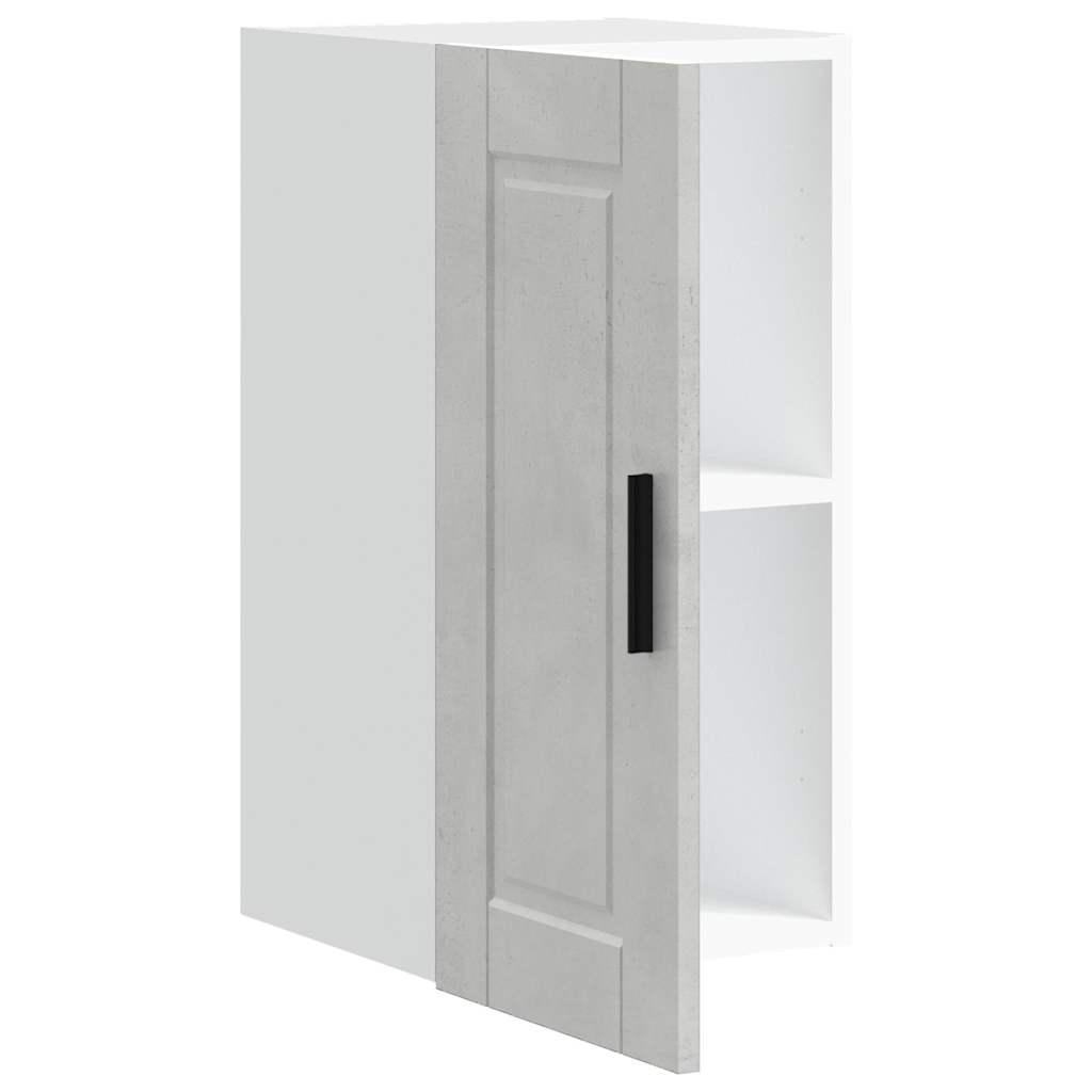 vidaXL Kitchen Wall Cabinet Porto Concrete Grey Engineered Wood 5