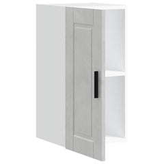 vidaXL Kitchen Wall Cabinet Porto Concrete Grey Engineered Wood 5