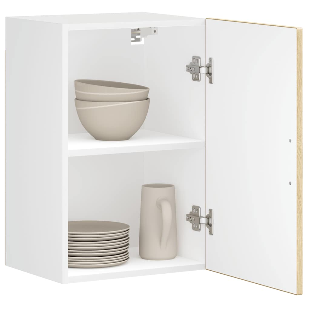 vidaXL Kitchen Wall Cabinet "Porto" Engineered Wood Sonoma Oak