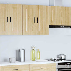 vidaXL Kitchen Wall Cabinet "Porto" Engineered Wood Sonoma Oak
