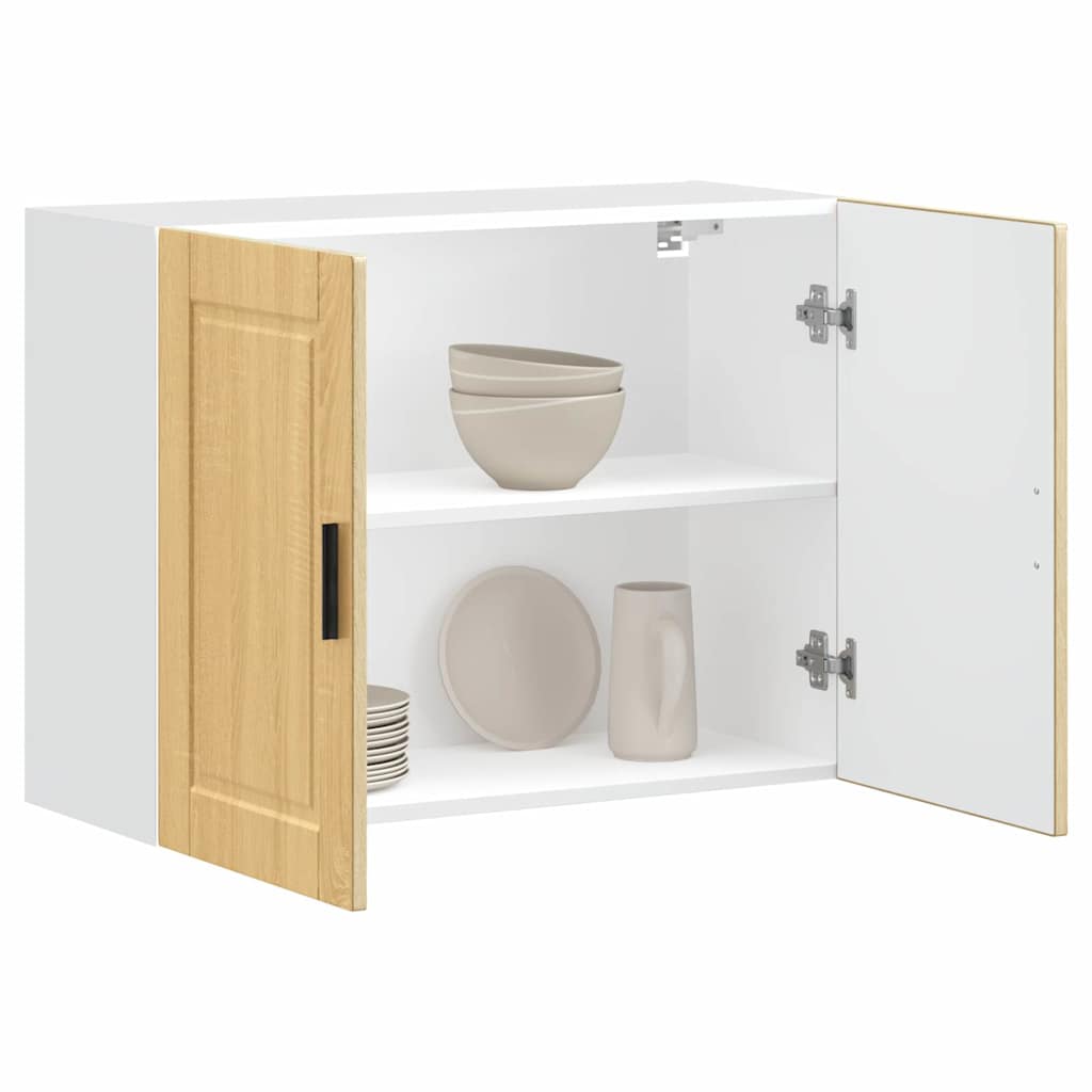vidaXL Kitchen Wall Cabinet "Porto" Engineered Wood Sonoma Oak