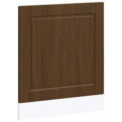 vidaXL Dishwasher Panel Porto Brown Oak 60x1.5x57 cm Engineered Wood 2