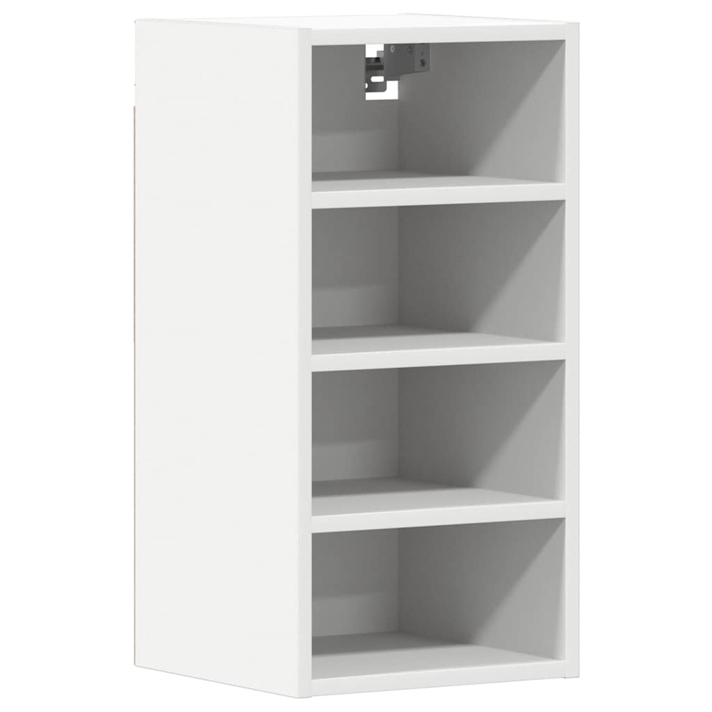 vidaXL Hanging Cabinet Riga White 30x29.5x60 cm Engineered Wood 2