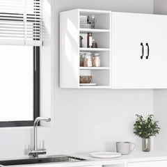 vidaXL Hanging Cabinet Riga White 30x29.5x60 cm Engineered Wood 3