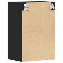 vidaXL Hanging Cabinet Riga Black 40x29.5x60 cm Engineered Wood 6