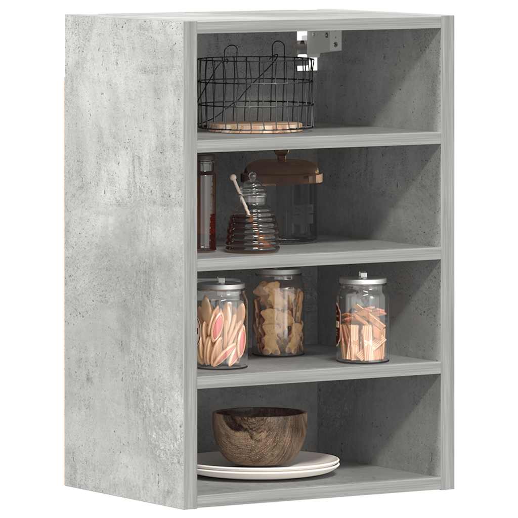 vidaXL Hanging Cabinet Riga Concrete Grey 40x29.5x60 cm Engineered Wood 1