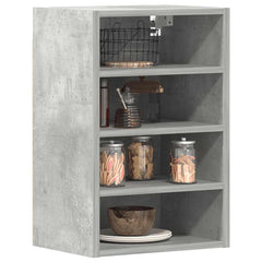 vidaXL Hanging Cabinet Riga Concrete Grey 40x29.5x60 cm Engineered Wood 1