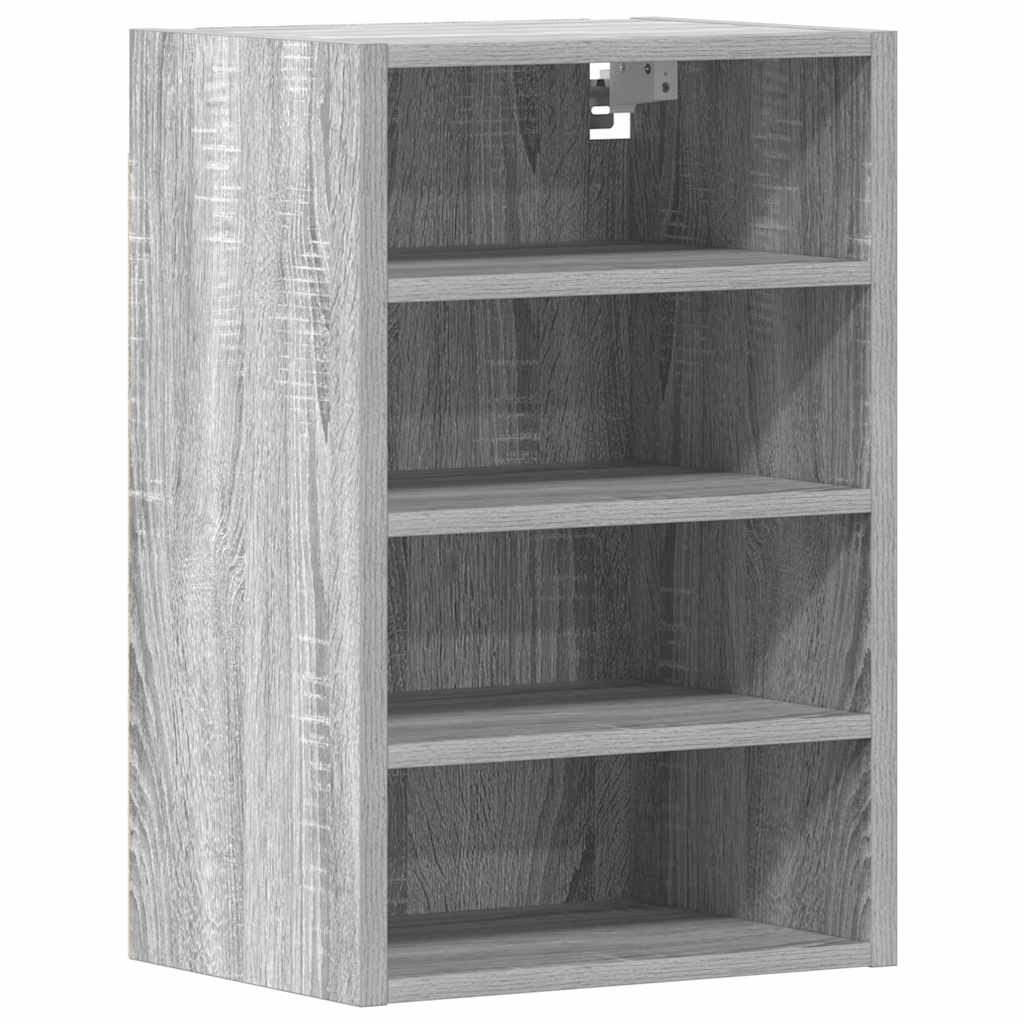 vidaXL Hanging Cabinet Riga Grey Sonoma 40x29.5x60 cm Engineered Wood 2