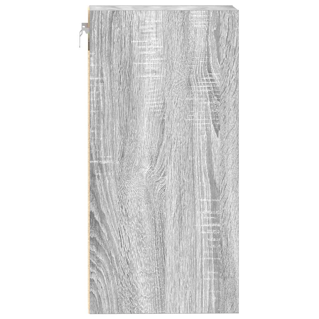 vidaXL Hanging Cabinet Riga Grey Sonoma 40x29.5x60 cm Engineered Wood 5