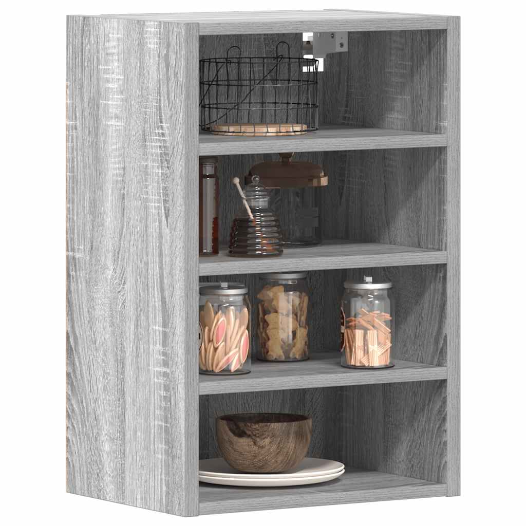vidaXL Hanging Cabinet Riga Grey Sonoma 40x29.5x60 cm Engineered Wood 1