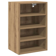 vidaXL Hanging Cabinet Riga Artisan Oak 40x29.5x60 cm Engineered Wood 2