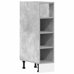 vidaXL Bottom Cabinet Riga Concrete Grey 20x44.5x81.5 cm Engineered Wood 2