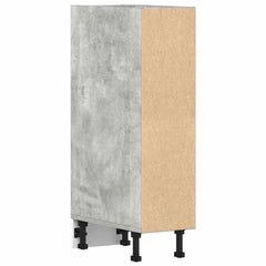 vidaXL Bottom Cabinet Riga Concrete Grey 20x44.5x81.5 cm Engineered Wood 6