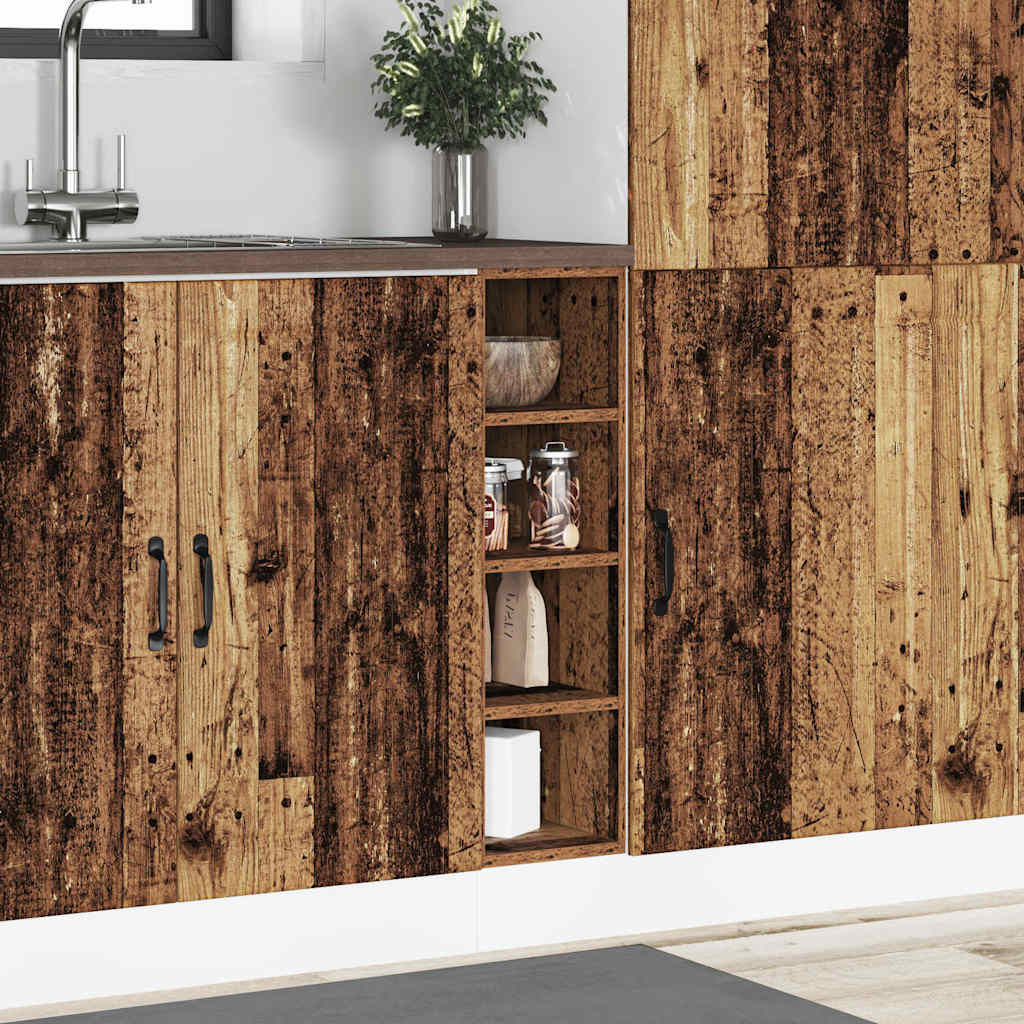 vidaXL Bottom Cabinet Riga Old Wood 20x44.5x81.5 cm Engineered Wood 3
