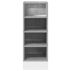 vidaXL Bottom Cabinet Riga Concrete Grey 30x44.5x81.5 cm Engineered Wood 4