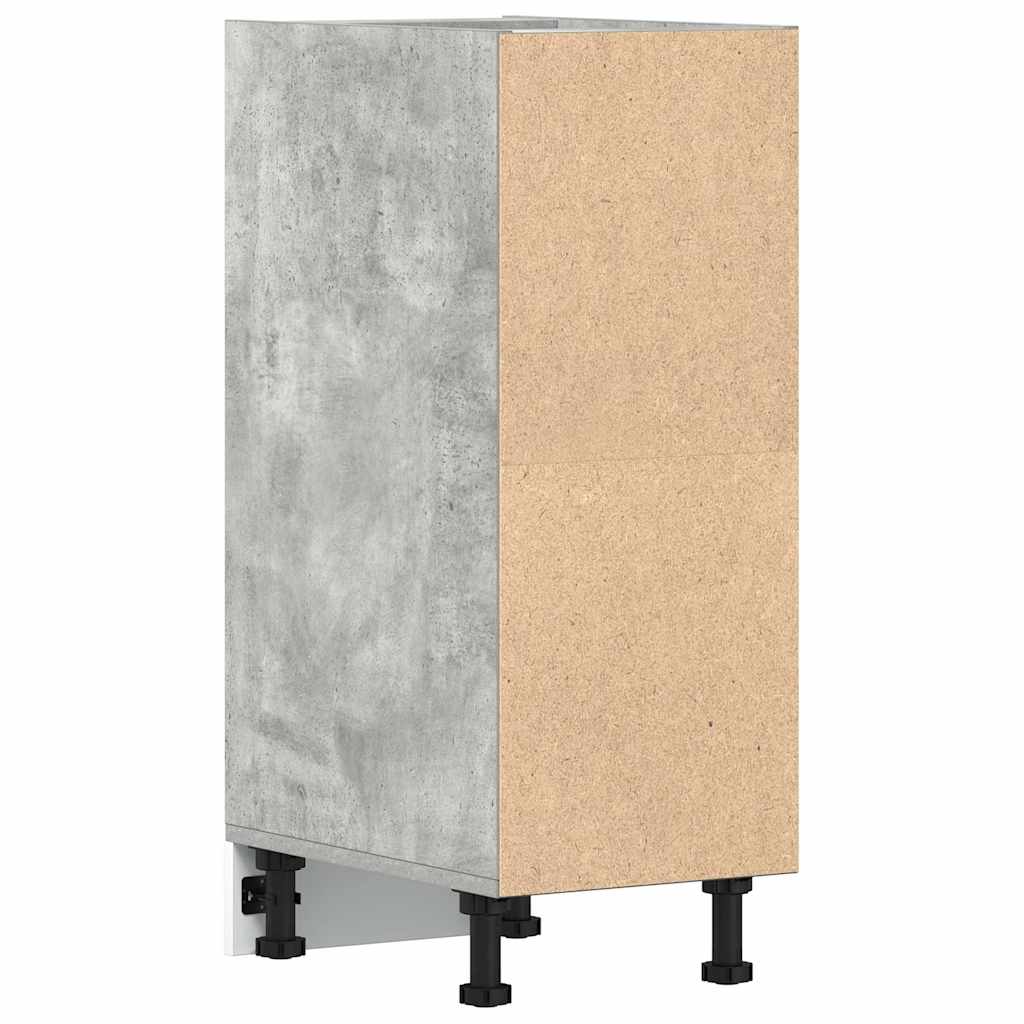 vidaXL Bottom Cabinet Riga Concrete Grey 30x44.5x81.5 cm Engineered Wood 6