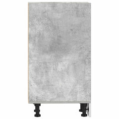 vidaXL Bottom Cabinet Riga Concrete Grey 40x44.5x81.5 cm Engineered Wood 5