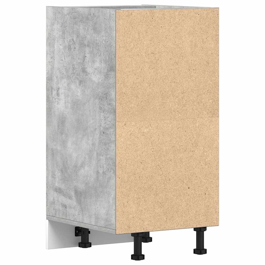 vidaXL Bottom Cabinet Riga Concrete Grey 40x44.5x81.5 cm Engineered Wood 6