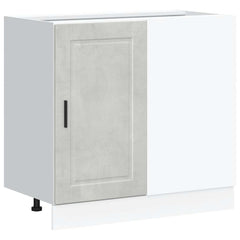 vidaXL Kitchen Base Cabinet Porto Concrete Grey Engineered Wood 2