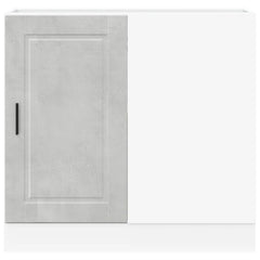 vidaXL Kitchen Base Cabinet Porto Concrete Grey Engineered Wood 4